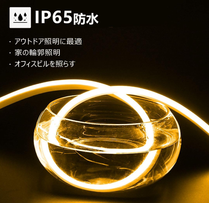 100V 2023新開発のEL蛍光シリコーンチューブ管LEDテープライト120SMD/M防水RGB16色変換、プラグアンドプレイ、カット可能、クリスマスデコレーション、ネオンサイン、明るく長持ちするファッション間接照明照明ネオンライトテープライト(16色変換)