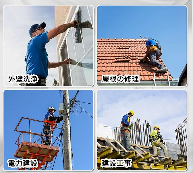 ロック装置付き巻取器 ダブル フルハーネス型/胴ベルト型兼用 新規格対応